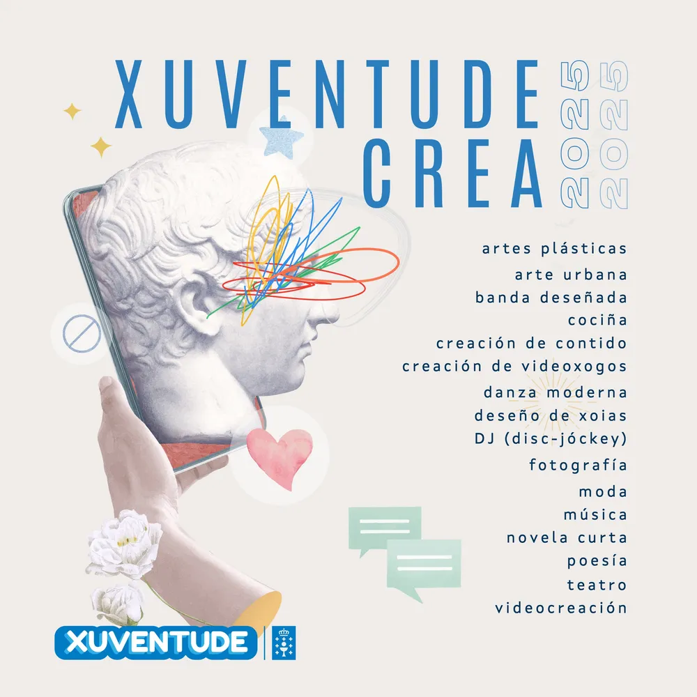 Cartel de Xuventude Crea 2025
